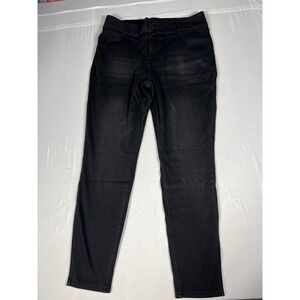 Halara High Waisted Denim Leggings Faded Black Skinny Jeggings Womens XL NWT
